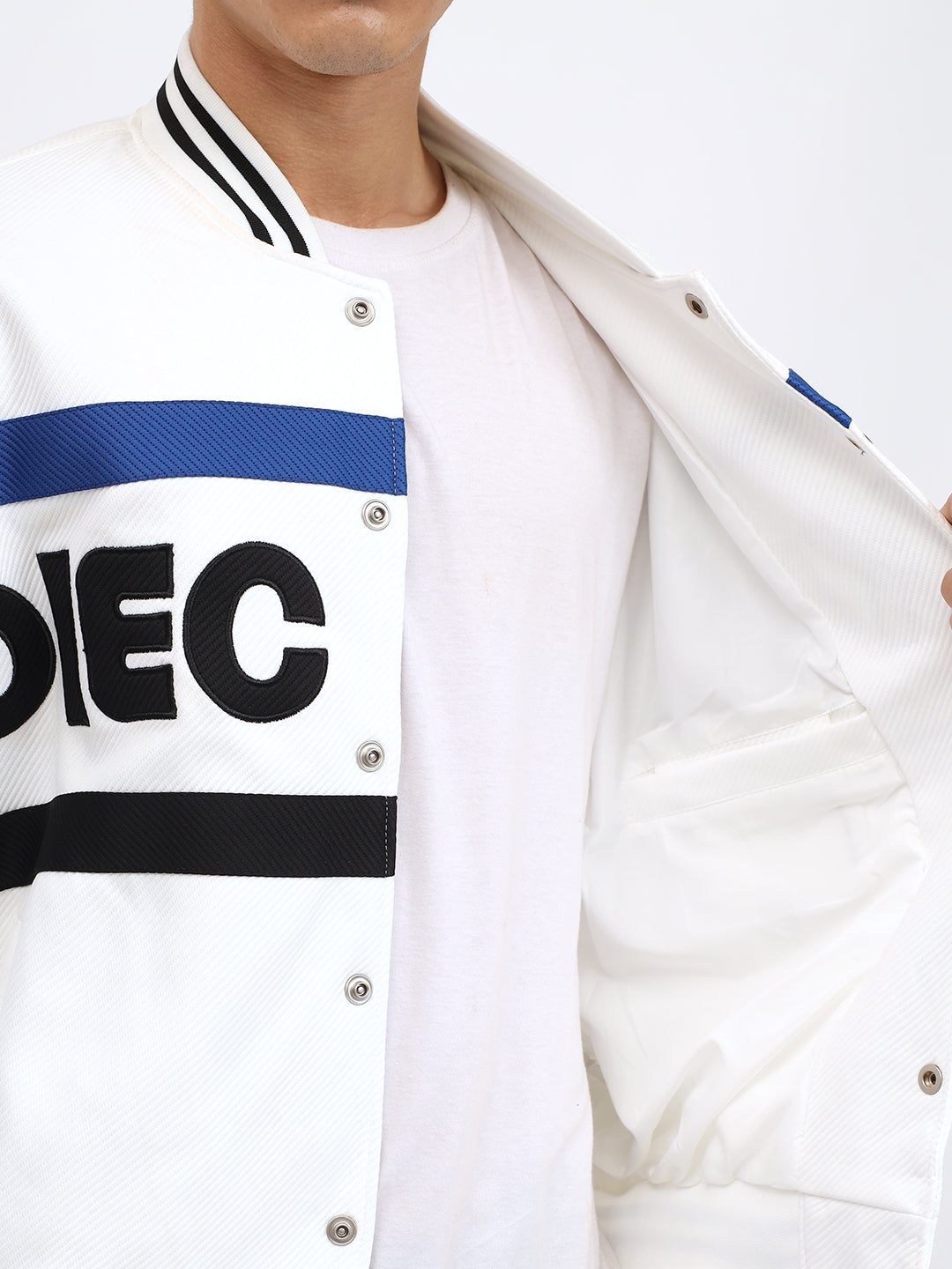 Deckins Desire Men Windbreaker Bomber Jacket: 🕊️ Elevate Your Style with Hip Hop Flair ⚪🎤