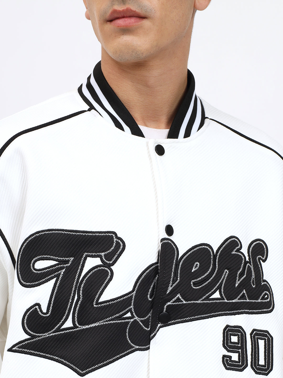 Mojave Tiger Men Baseball Bomber Jacket: π
Unleash Your Hip Hop Style in White βΎπ€