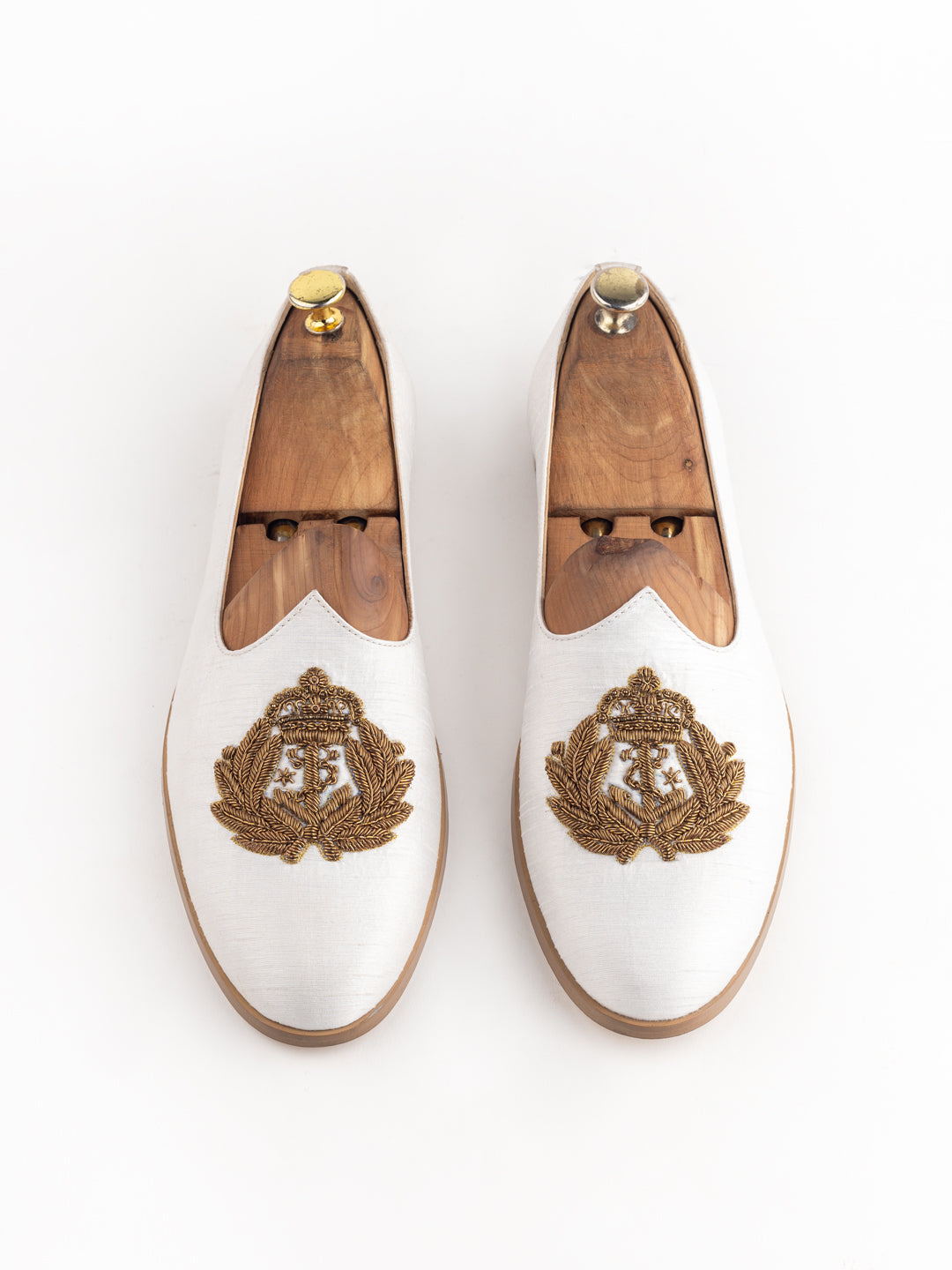 Rossa Lush Cream Ethnic Men Mojari shoes