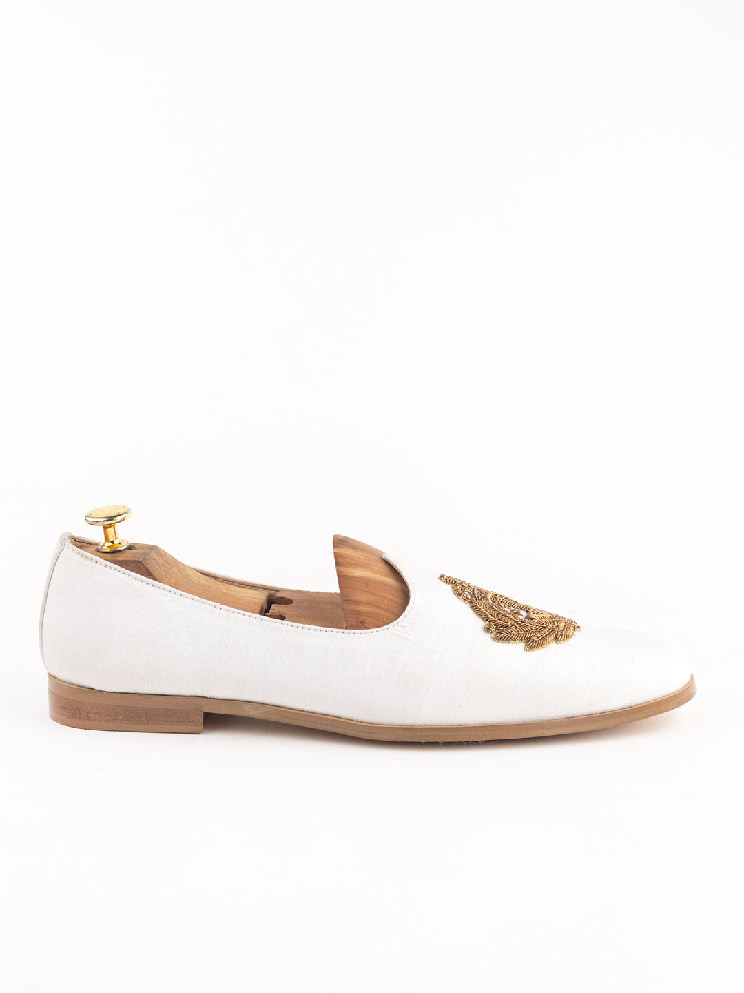 Rossa Lush Cream Ethnic Men Mojari shoes
