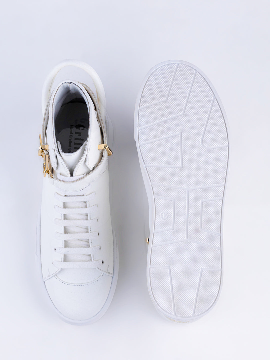 ZENYATA CABOURG HIGH TOP WHITE SNEAKER