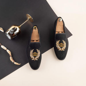 Pellesentino Copper Signature Slipon Loafers Shoes For Men