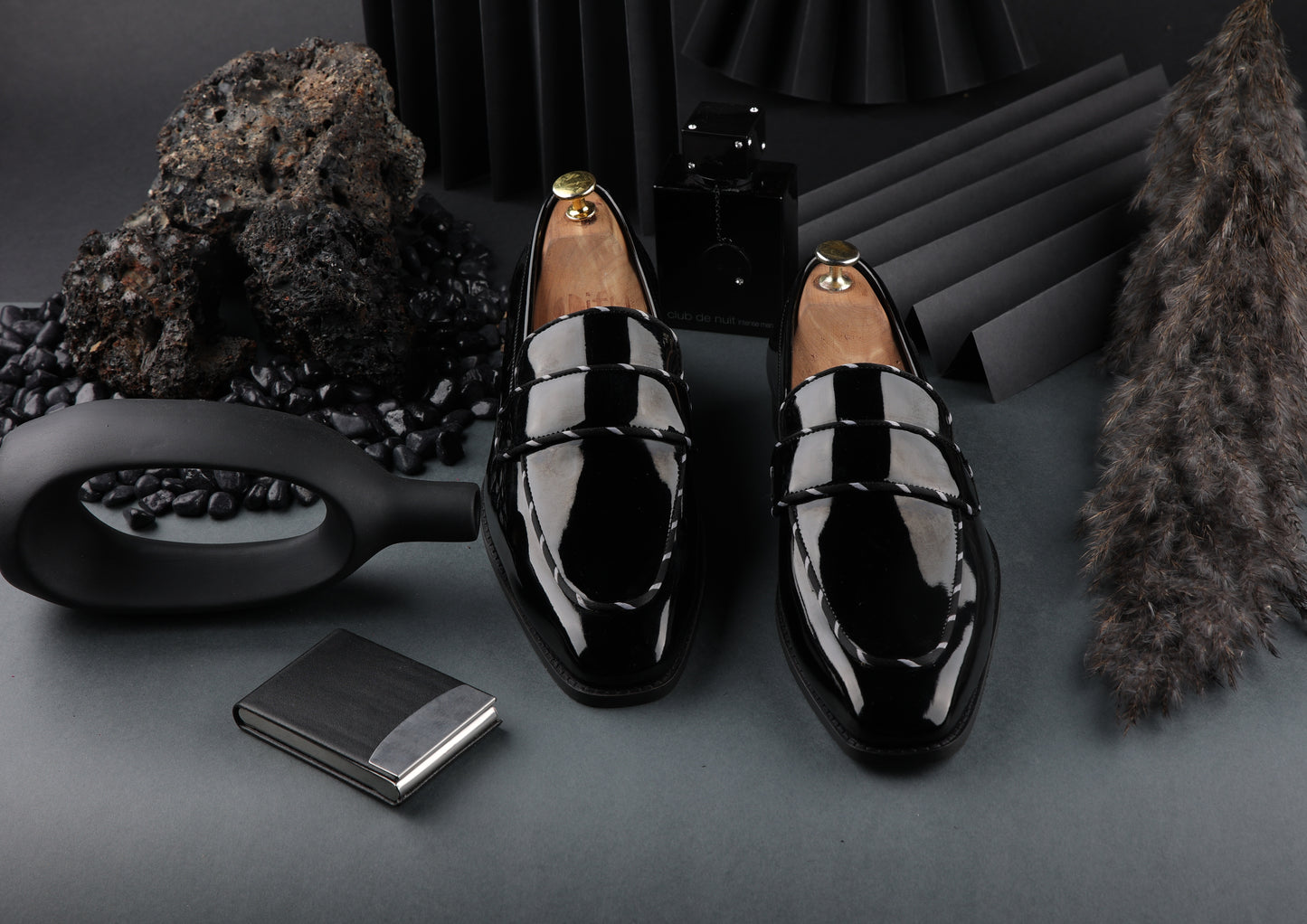 Downtown Marquis Squid Penny Slipon Loafers Shoes For Men