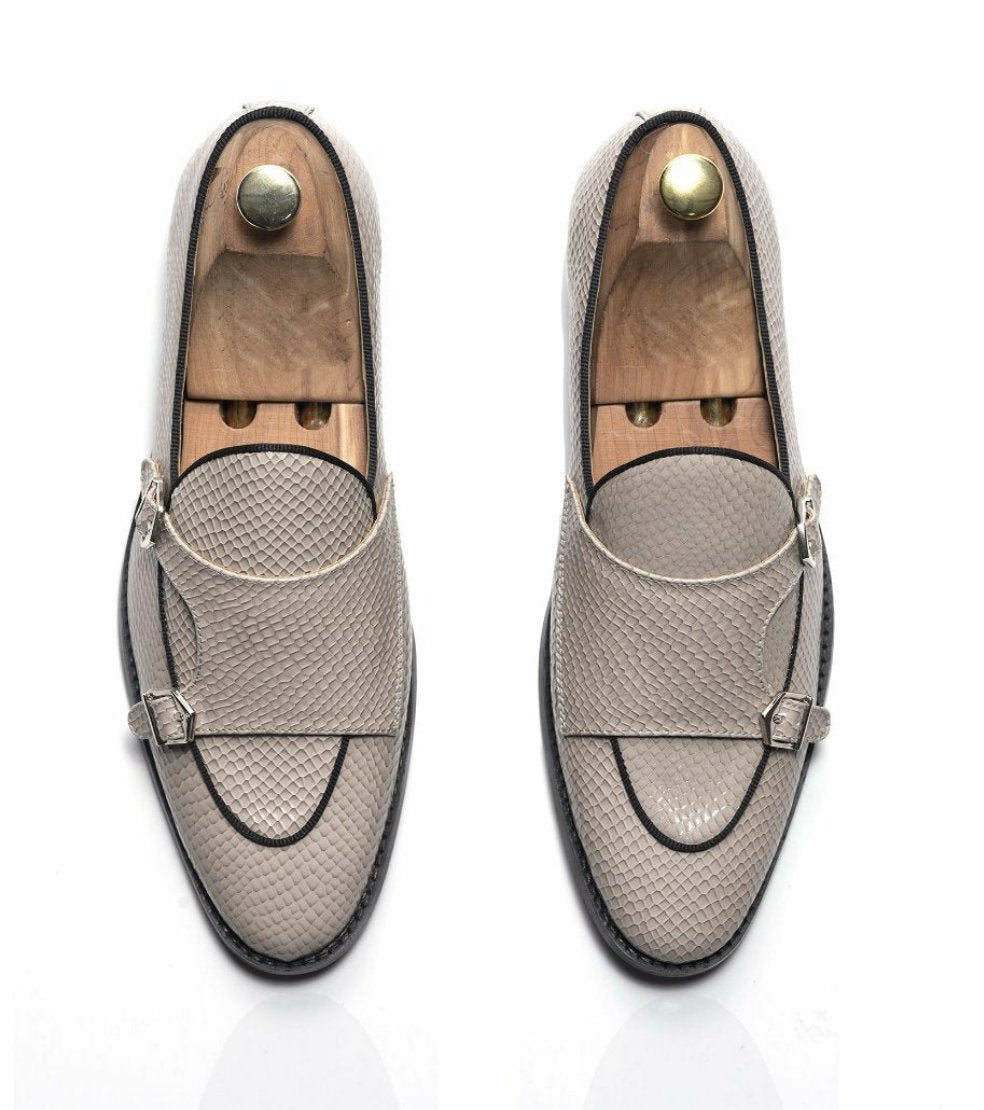 Elie Idole Sandbar Sundown Batwing Double Strap Monk Shoes For Men