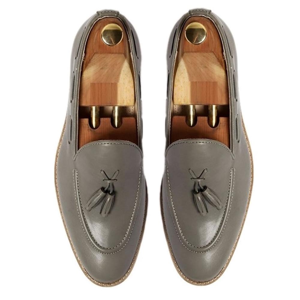 WOLF BELARUS CALFSKIN LEATHER LOAFER