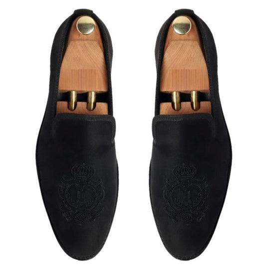 MARTINI BLACK Loafers Slipon Shoes For Men