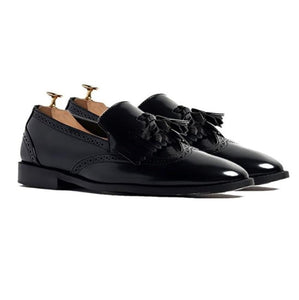 Romeo Toledo Black Loafers Shoes For Men