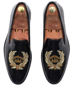 Roseate Gold Signature Date Night Slipon Loafers Shoes For Men