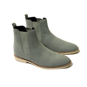 Embrace Luxury Geometrical Grey Chelsea Boot For Men