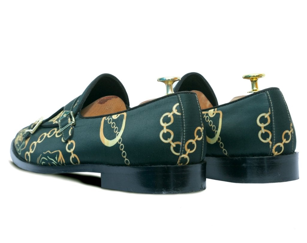 Tommaso Intenso Batwing Double Strap Custom Made Monk Shoes For Men