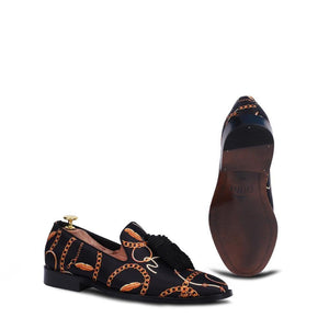 Florid Eljebel Radica Bullion Tassel Loafers Shoes For Men