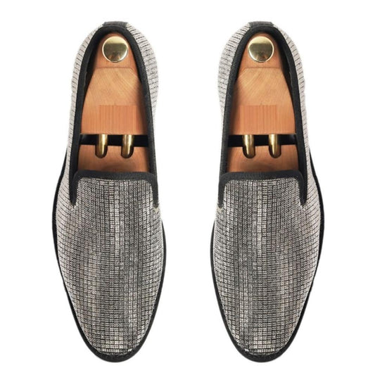 SUPER GLAMOROUS DIAMOND STUDDED PARTY SLIP-ON