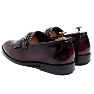 Tangerine Cocoa Belgian Slipon Loafers Shoes For Men