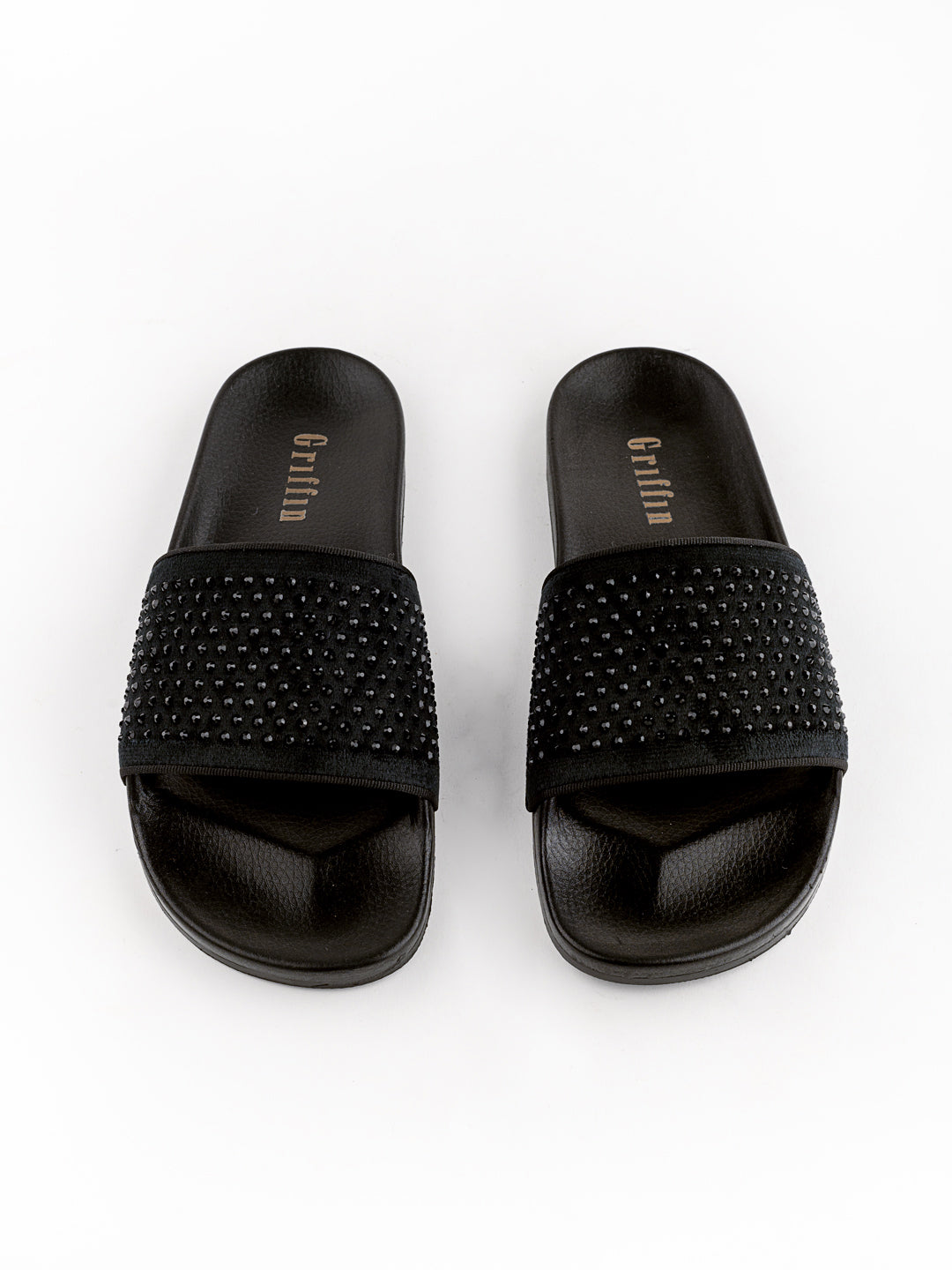 Bianco Blanche Black Flipflop Slider for men