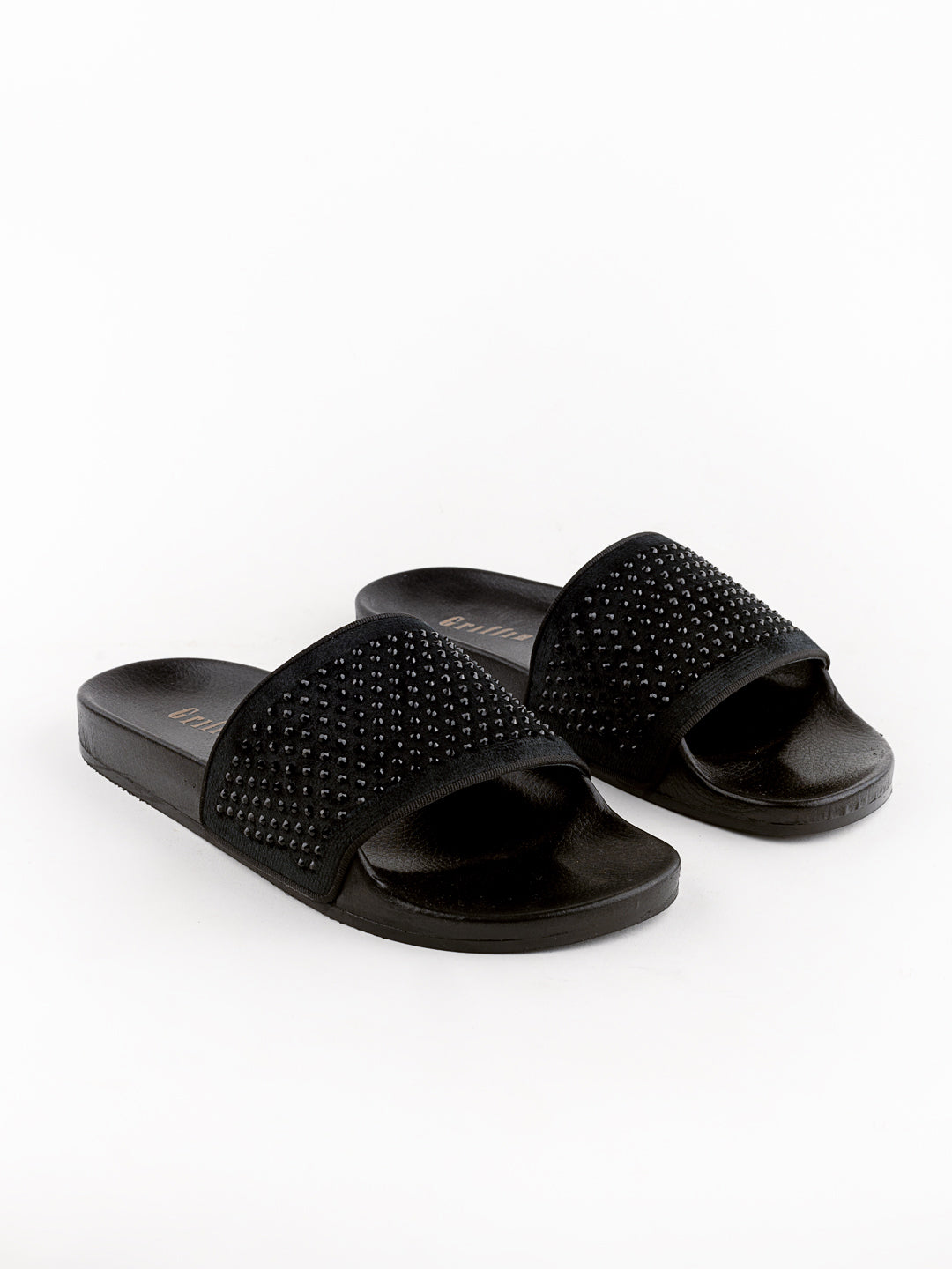 Bianco Blanche Black Flipflop Slider for men