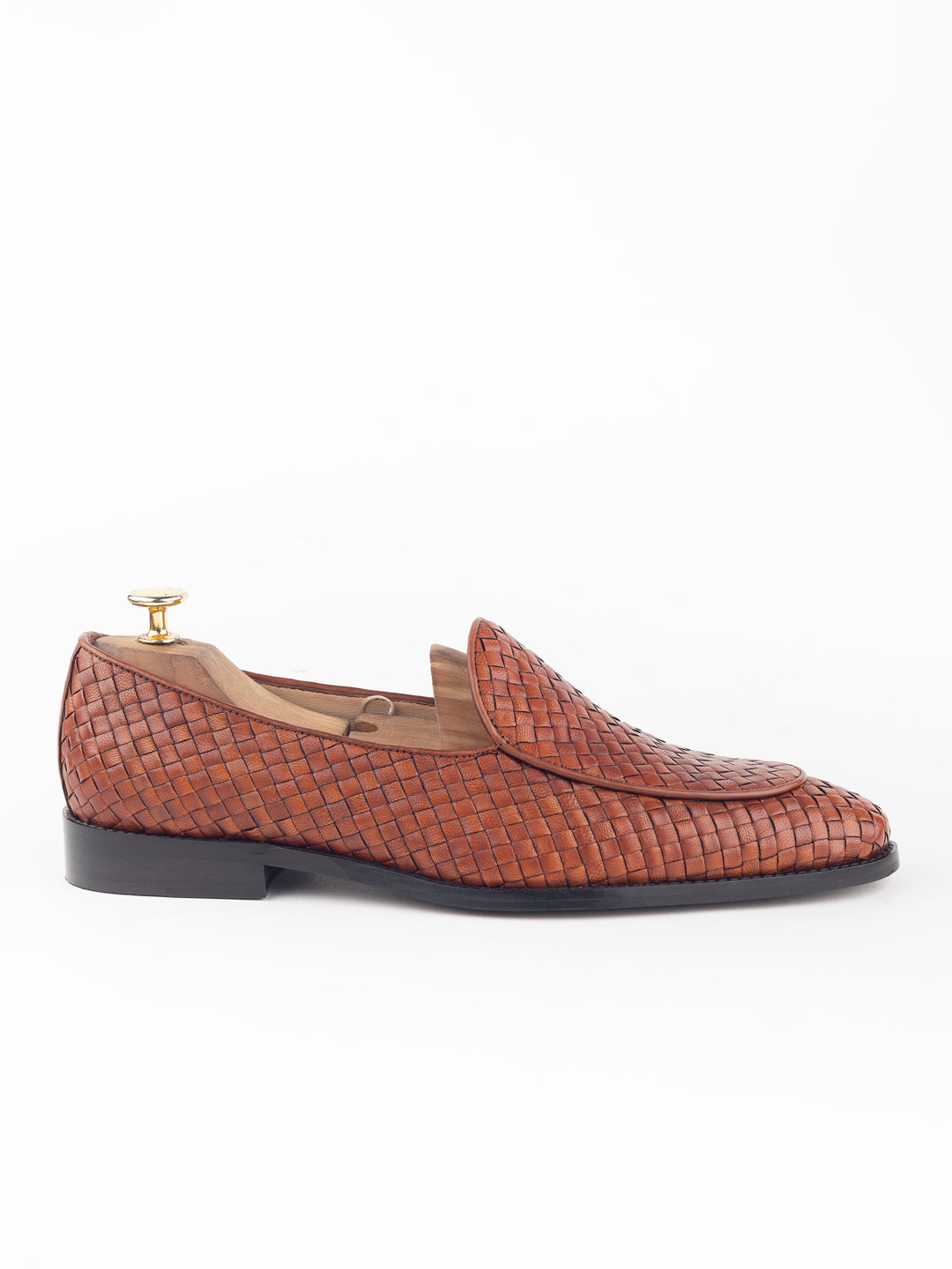 Headout Romper Hand Woven Tan Penny Slipons men loafers