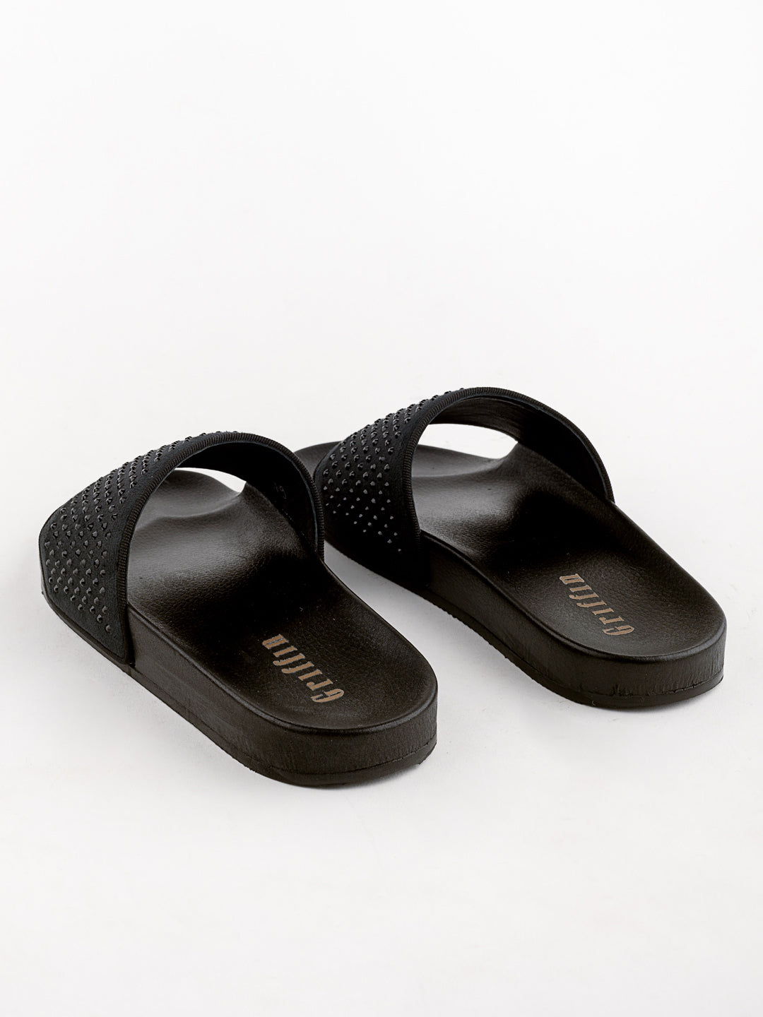 Bianco Blanche Black Flipflop Slider for men