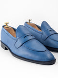 Tam Dao Aqua Blue Luxury Penny Loafers For Men