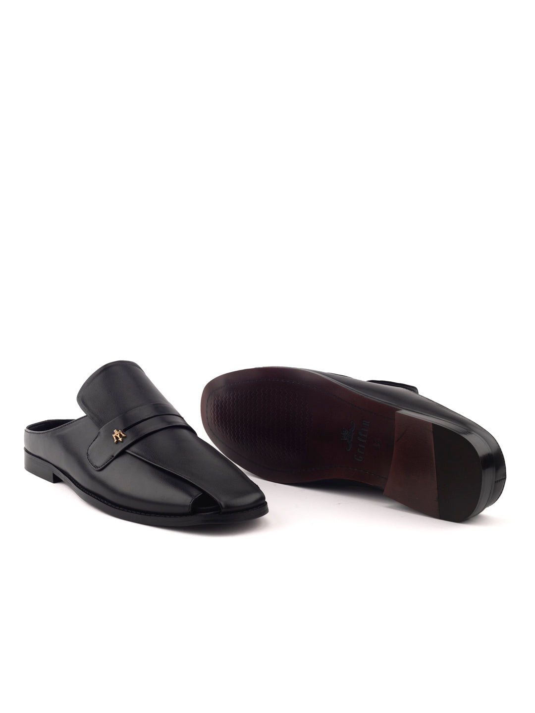 TOTE BERRY Luxury Black Mule for men