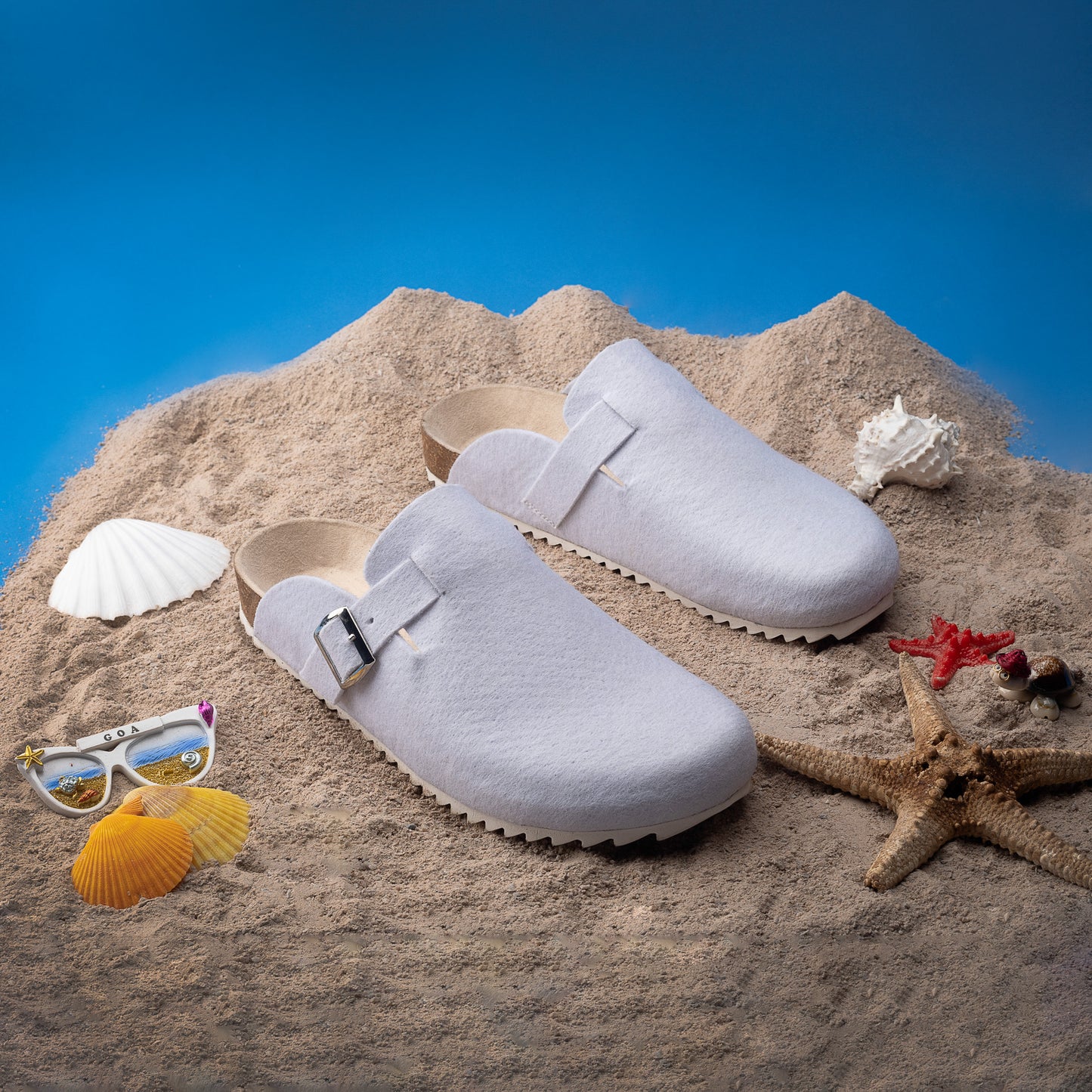 Ocean skyler White Clogs Sandle For men