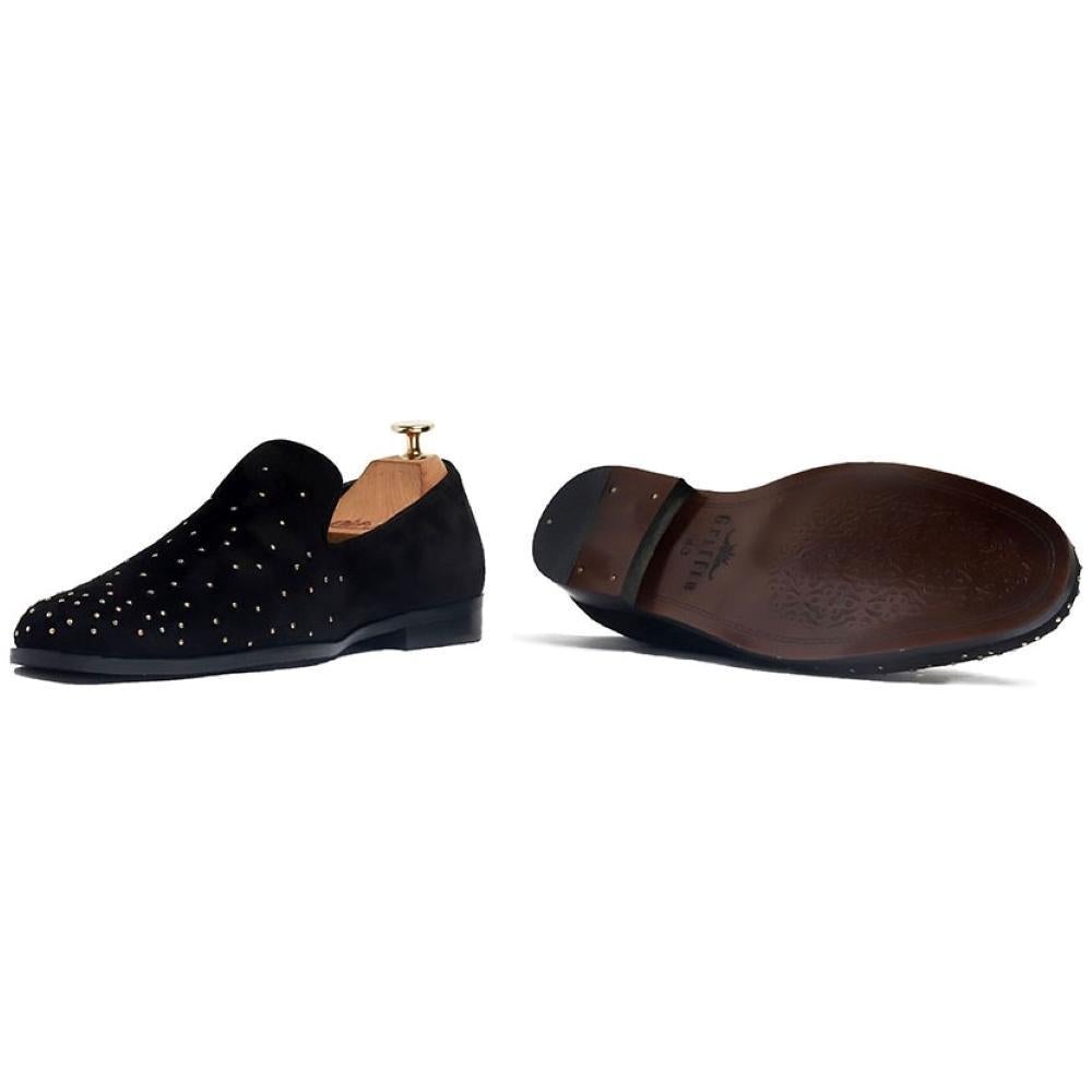 👻 Ghost Skid Coal Slipon Loafers Shoes For Men