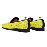 FLAMING NEON SEQUINS PARTY SLIP-ON