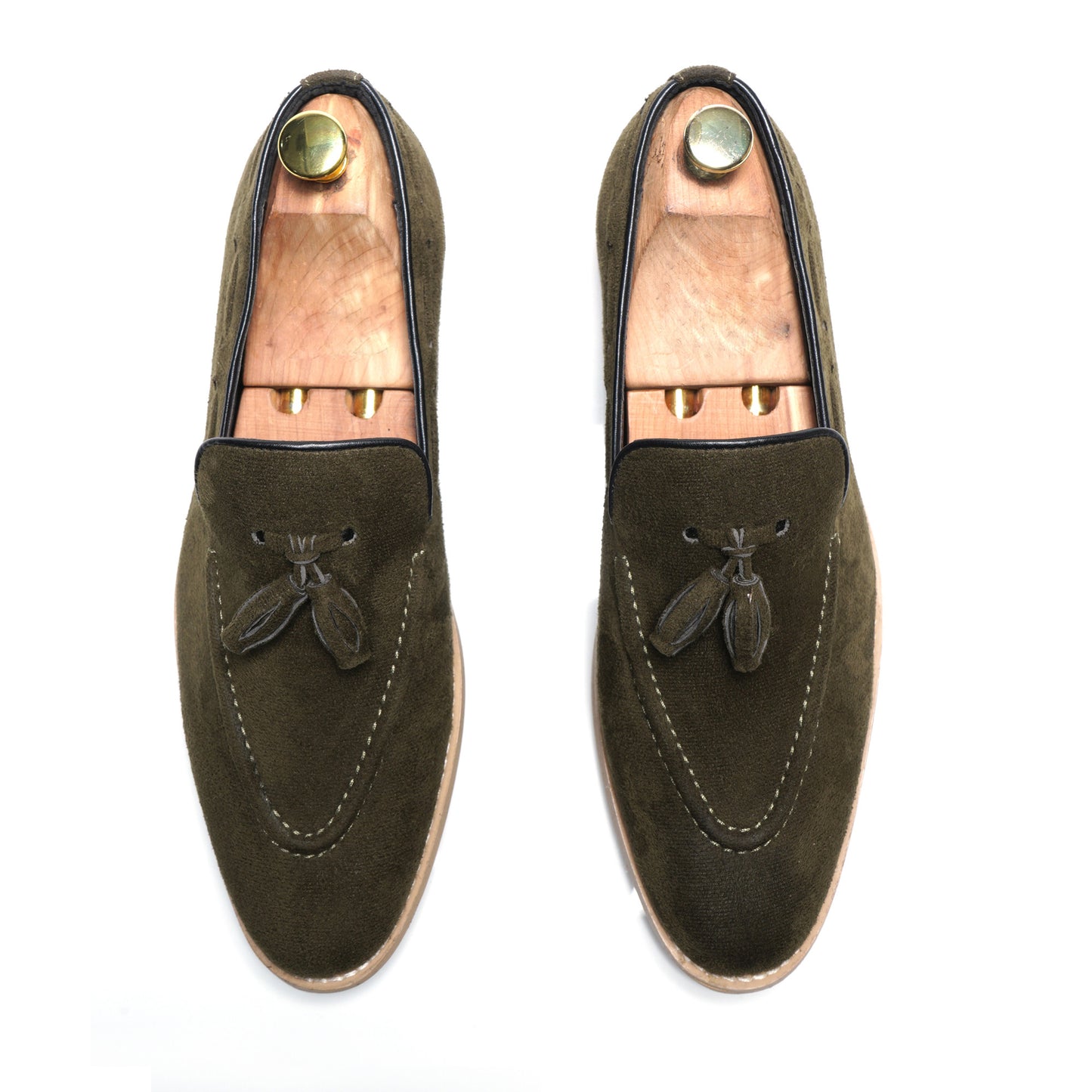 Morsino Velour Loafers Shoes For Men