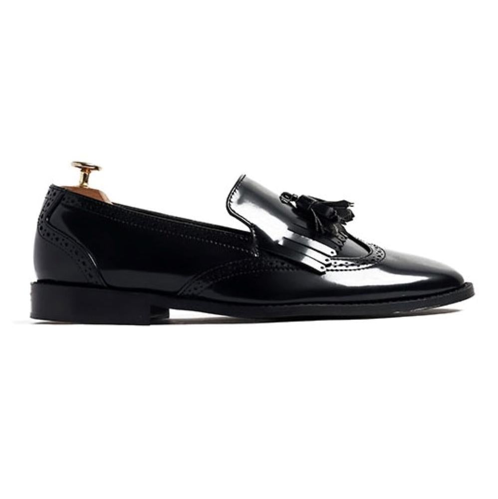 Romeo Toledo Black Loafers Shoes For Men