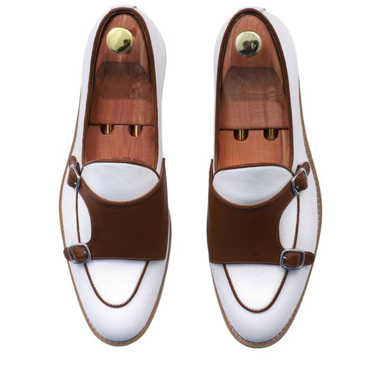 Paradise Yatch Beach Batwing Double Strap Monk Shoes For Men