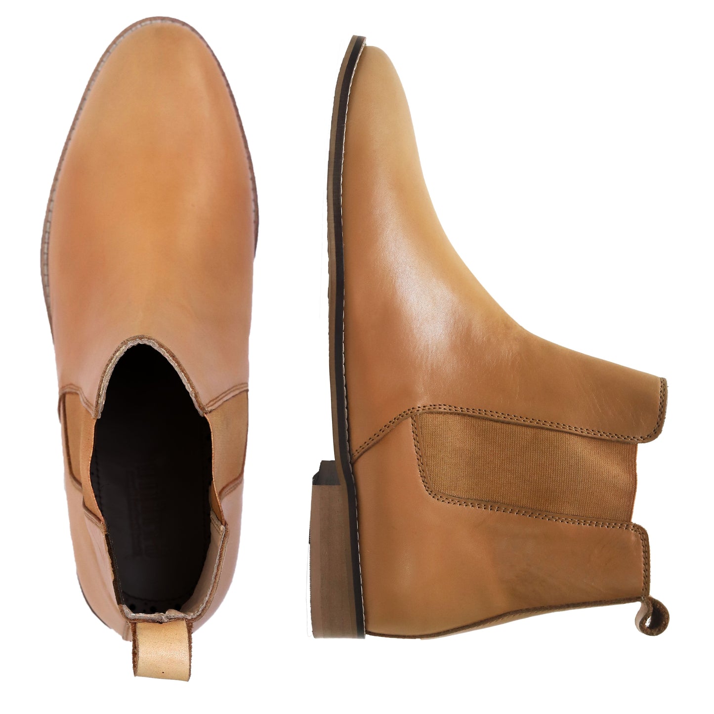 Duke Dexter Corine Camel Chelsea Boot for Men