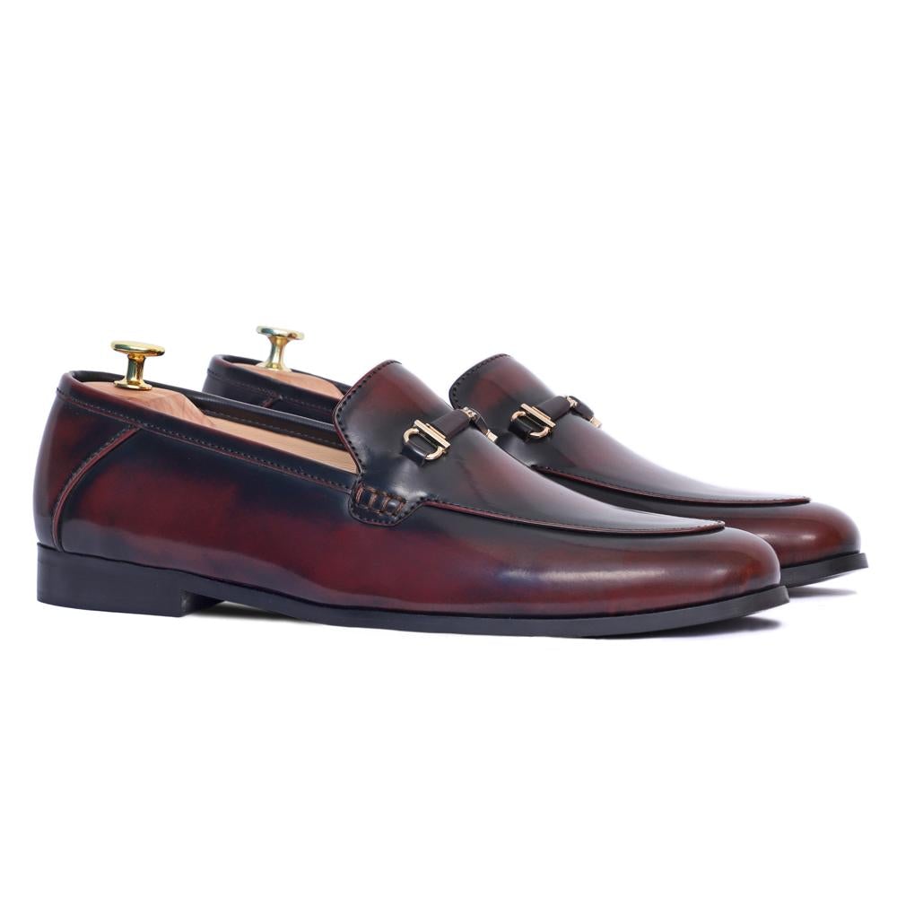 Radar Wine Horse Bit Loafers Shoes For Men