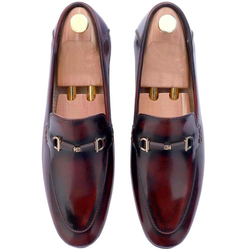 Radar Wine Horse Bit Loafers Shoes For Men