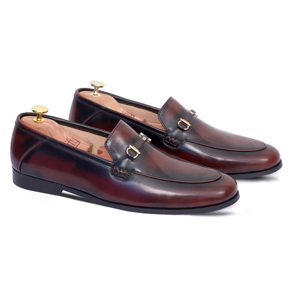 Radar Wine Horse Bit Loafers Shoes For Men