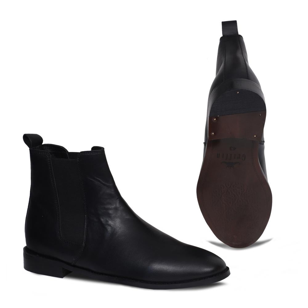 Croatia Belgian Corine Coal Chelsea Boot For Men