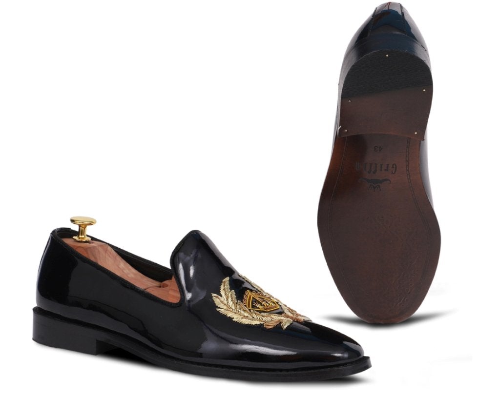 Roseate Gold Signature Date Night Slipon Loafers Shoes For Men