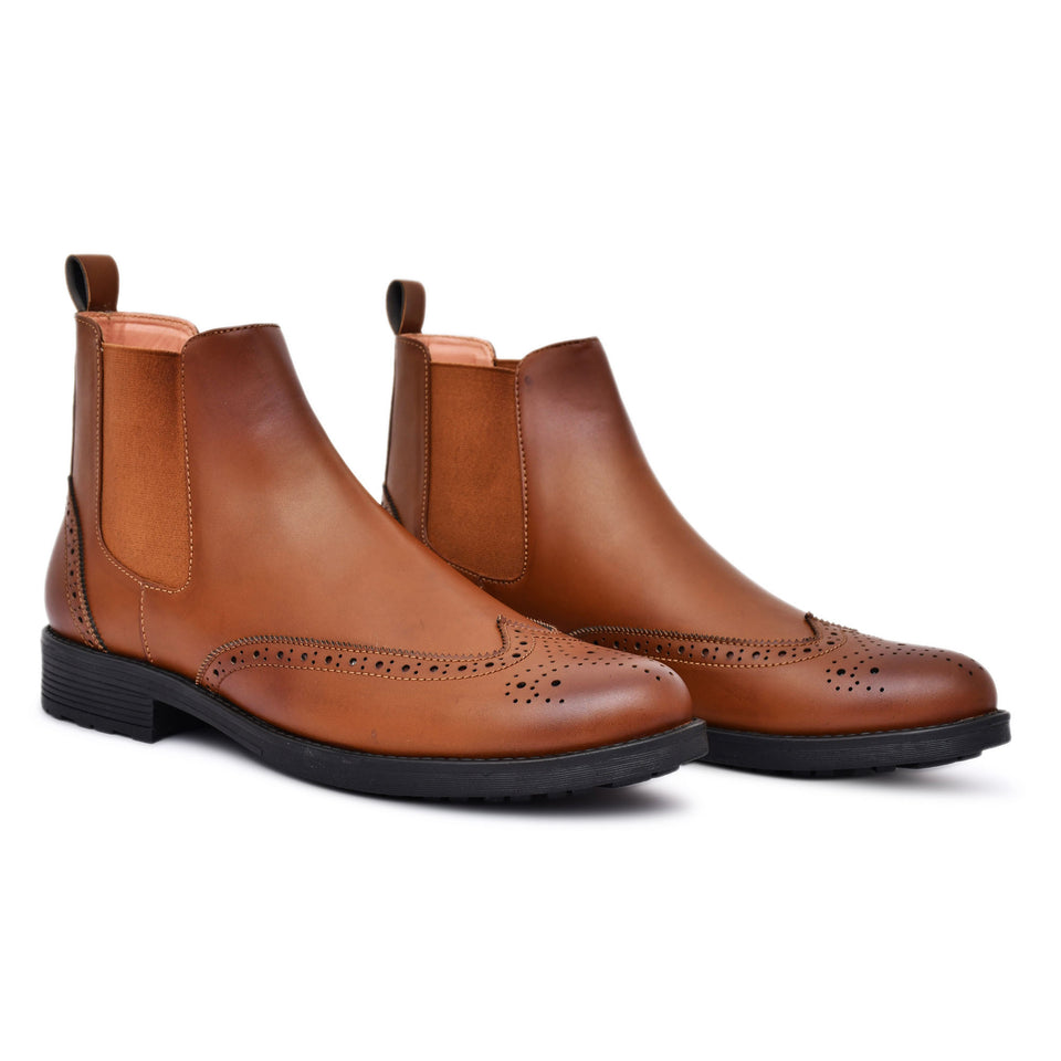 SMOKEY DE NOIR BROGUE CHELSEA