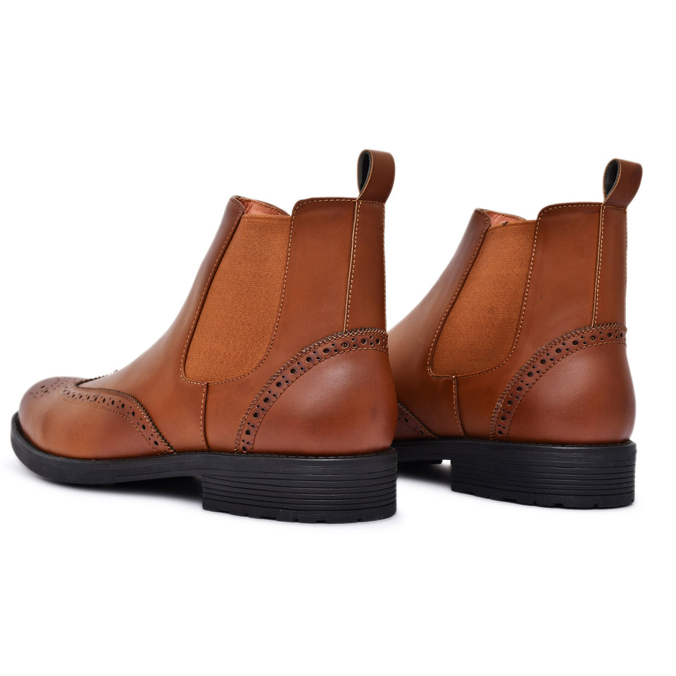 SMOKEY DE NOIR BROGUE CHELSEA